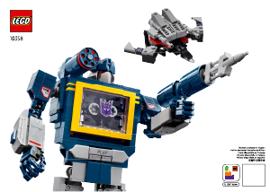 Vadovas Lego set 10358 Icons Transformers: Garso banga