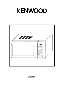 Manual Kenwood MW315 Microwave