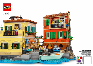 Manuál Lego set 21359 Ideas Italská riviéra