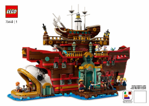 Käyttöohje Lego set 75640 One Piece Kelluva ravintola Baratie