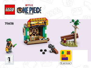 Brugsanvisning Lego set 75638 One Piece Slaget ved Arlong Park