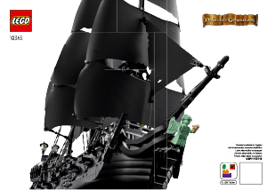Manual de uso Lego set 10365 Pirates of the Caribbean Barco Pirata del Capitán Jack Sparrow