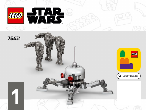 Bruksanvisning Lego set 75431 Star Wars Stridspakke med klonesoldater fra 327. stjernekorps