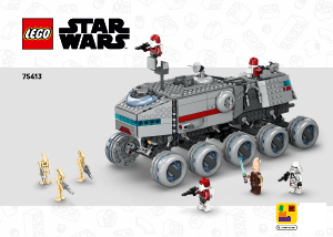 Manuál Lego set 75413 Star Wars Juggernaut Republiky