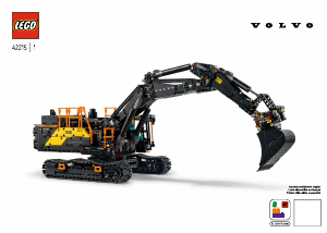 사용 설명서 레고 set 42215 테크닉 Volvo EC500 Hybrid 굴착기