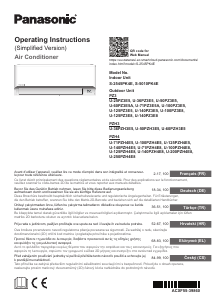 Εγχειρίδιο Panasonic U-36PZ3E5 Κλιματιστικό