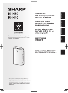 Hướng dẫn sử dụng Sharp KI-N40V-W Máy lọc khí