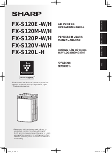 Hướng dẫn sử dụng Sharp FX-S120V-W Máy lọc khí