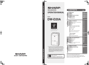 Hướng dẫn sử dụng Sharp DW-D20A-W Máy hút ẩm