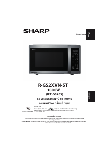Hướng dẫn sử dụng Sharp R-G52XVN-ST Lò vi sóng