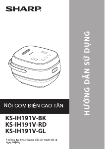 Manual Sharp KS-IH191V-BK Rice Cooker