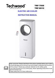 Handleiding Techwood TRF-7008 Ventilator
