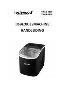 Handleiding Techwood TMAG-1310 IJsblokjesmachine