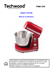 Mode d’emploi Techwood TMB-365 Robot sur socle