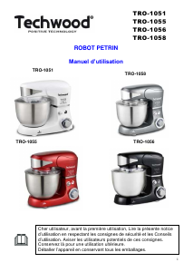 Mode d’emploi Techwood TRO-1056 Robot sur socle