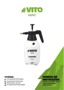 Manual Vito VIPUPRO15 Pulverizador para jardim