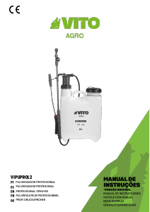 Manual Vito VIPUPRO12 Pulverizador para jardim