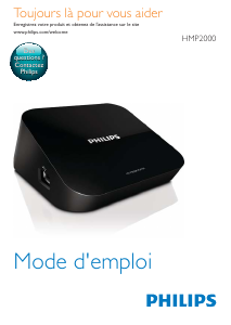 Mode d’emploi Philips HMP2000 Lecteur multimédia