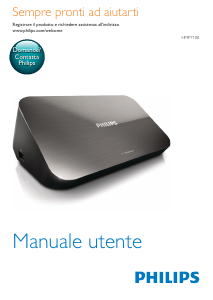 Manuale Philips HMP7100 Lettore multimediale