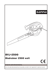 Handleiding Gamma BVJ-2500 Bladblazer