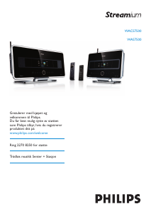 Bruksanvisning Philips WAS7500 Streamium Mediaspiller