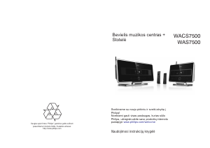 Vadovas Philips WAS7500 Streamium Medijos leistuvas