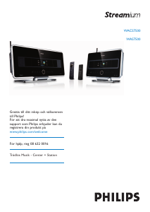 Bruksanvisning Philips WAS7500 Streamium Mediaspelare