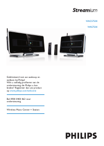 Handleiding Philips WAS7500 Streamium Mediaspeler