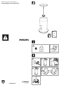 Manual Philips CA6500 Batedor de leite