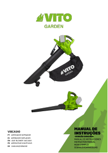 Manual de uso Vito VIBCAS40 Soplador de hojas