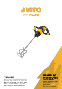 Manual de uso Vito VIBCMCCB20 Mezclador de cemento