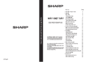 Hướng dẫn sử dụng Sharp ES-FKD1054PV-S Máy giặt