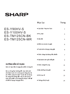 Hướng dẫn sử dụng Sharp ES-Y90HV-S Máy giặt