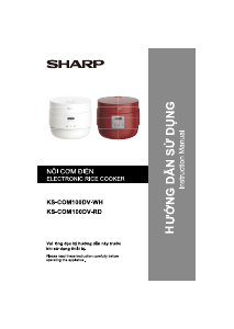 Hướng dẫn sử dụng Sharp KS-COM100DV-WH Nồi cơm điện