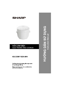 Hướng dẫn sử dụng Sharp KS-COM110DV-WH Nồi cơm điện