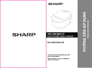 Hướng dẫn sử dụng Sharp KS-COM152EV-DS Nồi cơm điện