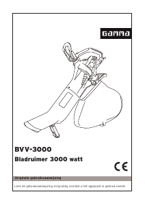 Handleiding Gamma BVV-3000 Bladblazer