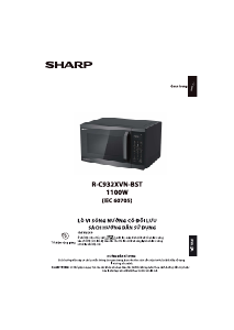 Hướng dẫn sử dụng Sharp R-C932XVN-BST Lò vi sóng