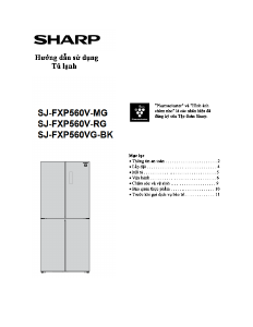 Hướng dẫn sử dụng Sharp SJ-FXP560V-MG Tủ đông lạnh