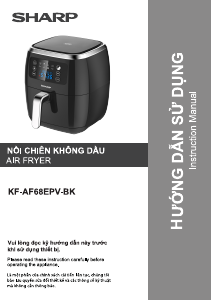 Handleiding Sharp KF-AF68EPV-BK Friteuse