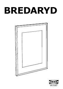 Bruksanvisning IKEA BREDARYD (30x40) Bilderamme