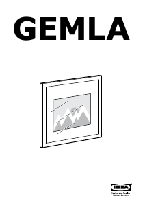Mode d’emploi IKEA GEMLA (30x40) Cadre photo