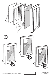 Használati útmutató IKEA GUNNABO (13x18) Képkeret