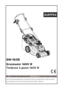 Mode d’emploi Gamma GM-1638 Tondeuse à gazon