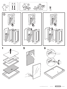 Käyttöohje IKEA HOVSTA (30x40) Kuvakehys