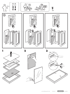 Руководство IKEA HOVSTA (40x50) Фоторамка