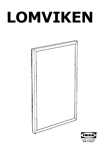 Manual IKEA LOMVIKEN (30x40) Picture Frame