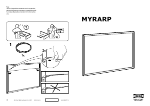 Handleiding IKEA MYRARP (140x100) Fotolijst