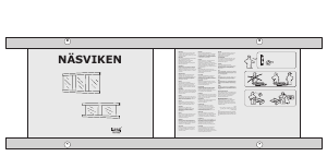 Bruksanvisning IKEA NASVIKEN (101.7x45.9) Bilderamme