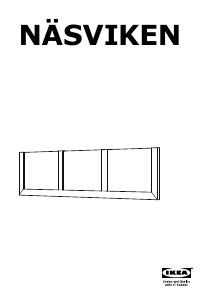 Käyttöohje IKEA NASVIKEN (101x24.5) Kuvakehys